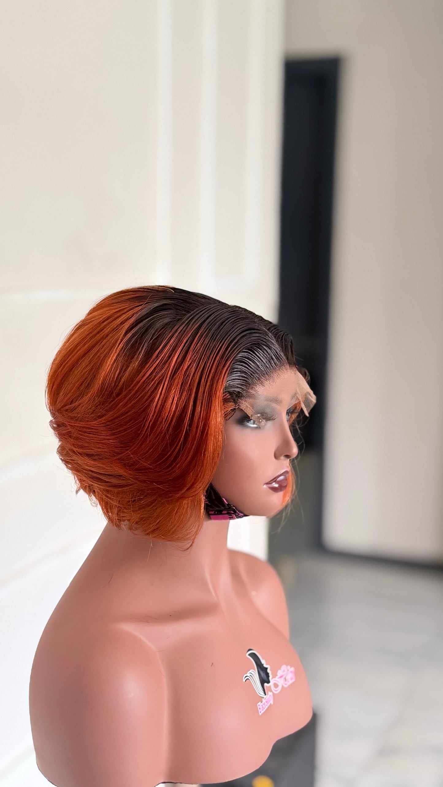 Archy Cut Burgundy Bob Wig – Black Beauty Hair | Luxury Human Hair Wig