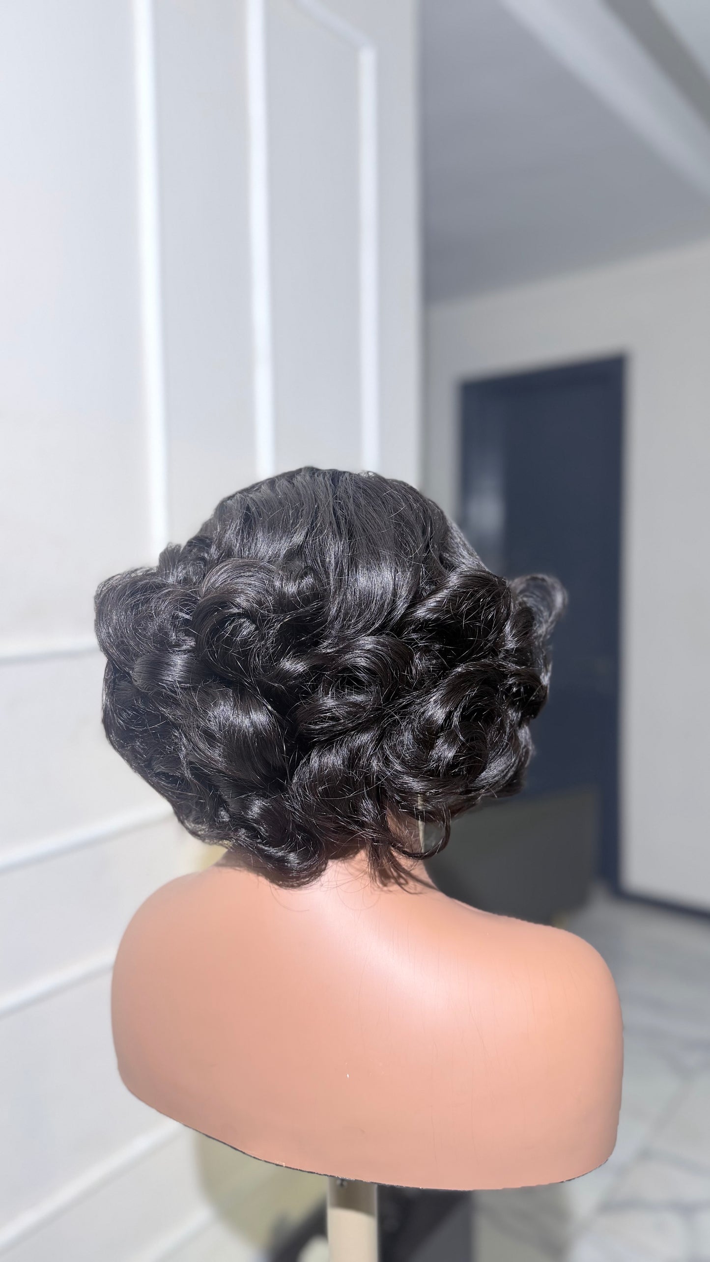 Black Beauty La Reine 4x4, 5x5 Lace Wig – Luxury Curly Human Hair Wig
