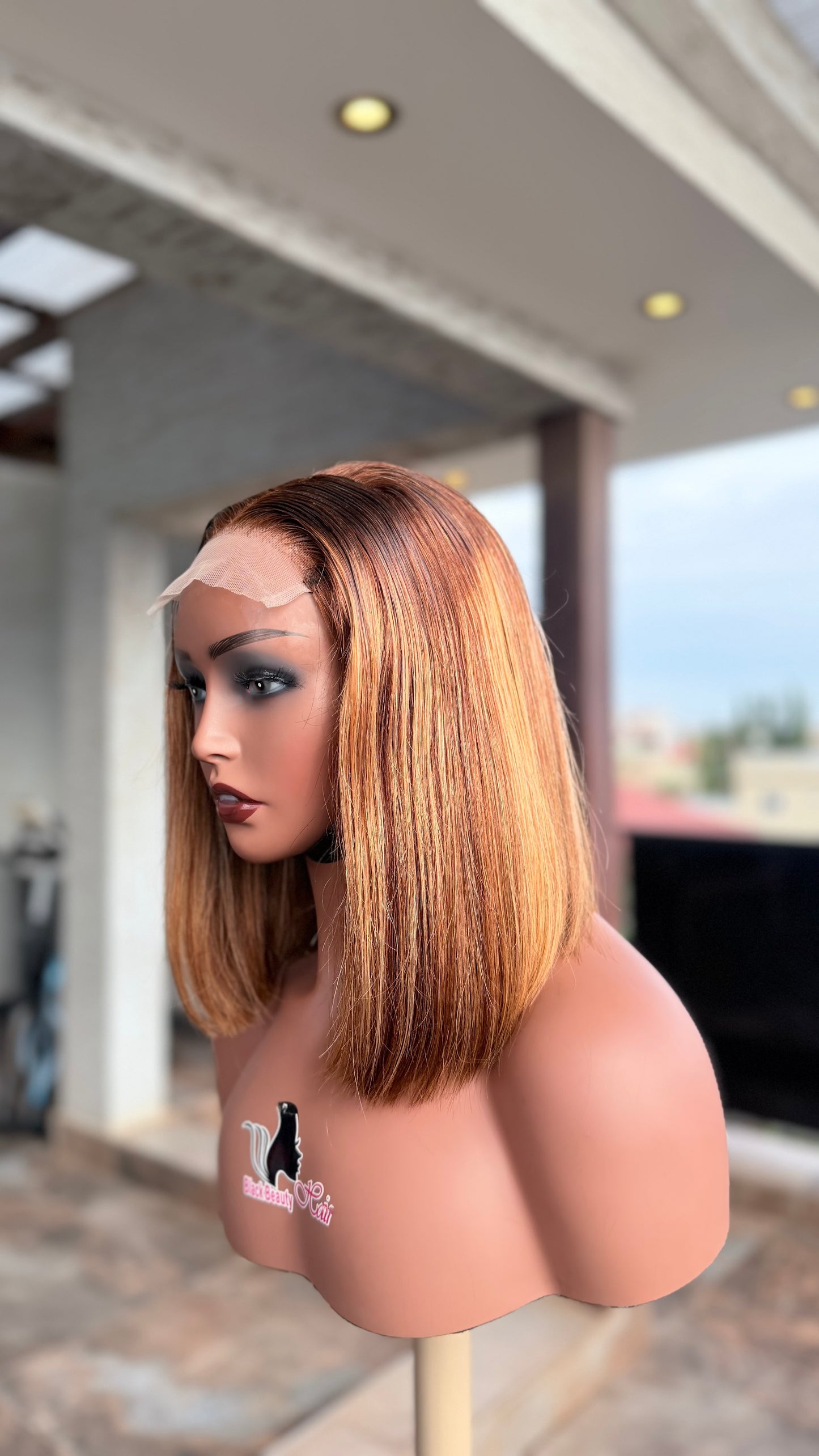 Cassandra 4x4 Lace Wig – Sleek Straight Bob Human Hair Wig