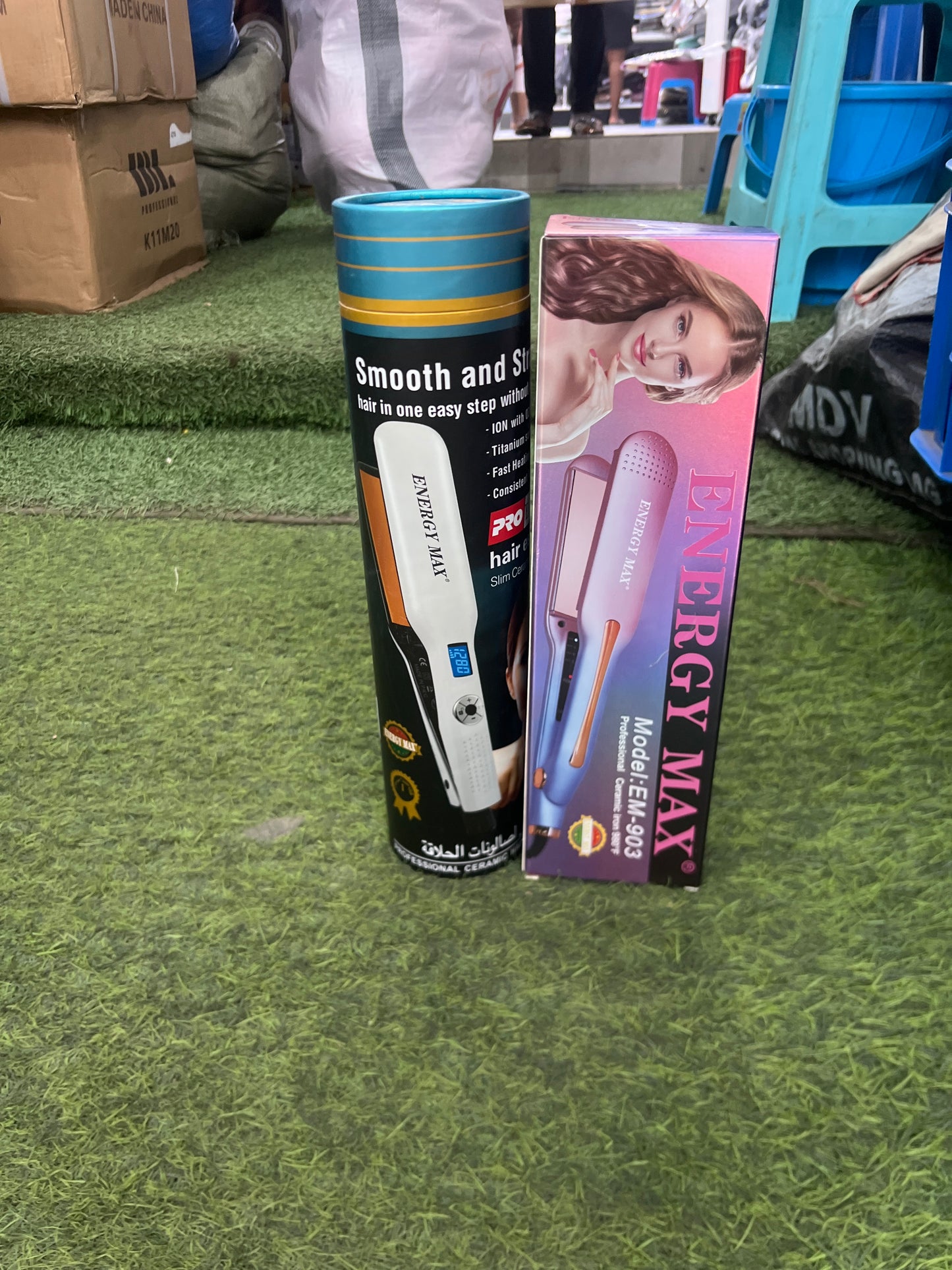 Energymax straightener and curler