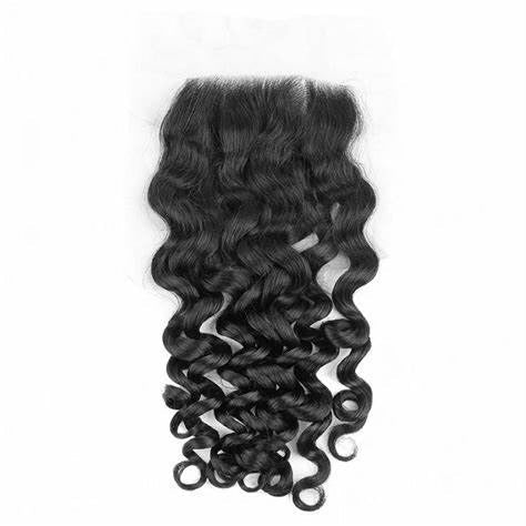 Pixie deep Curls #1B + 5x5 Closure