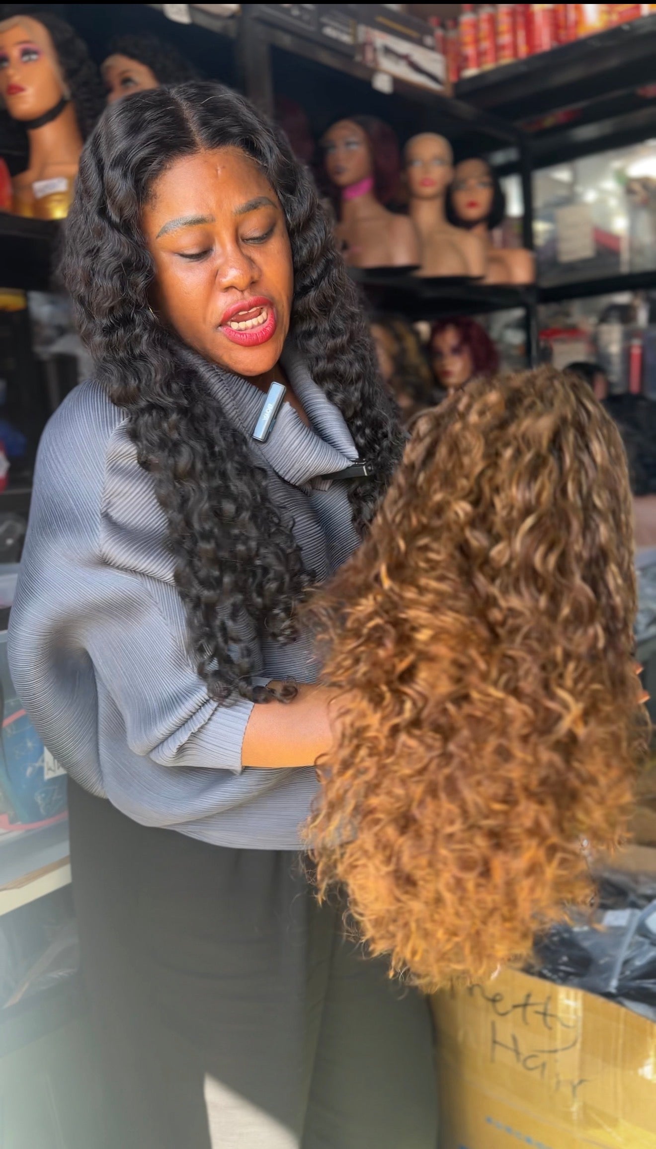 Loose deep 13x4 human hair wig