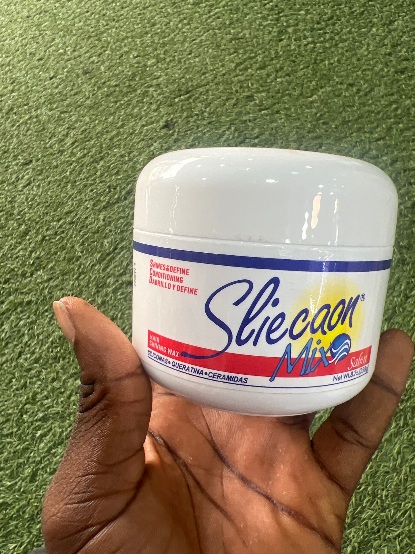 Silicon hair wax