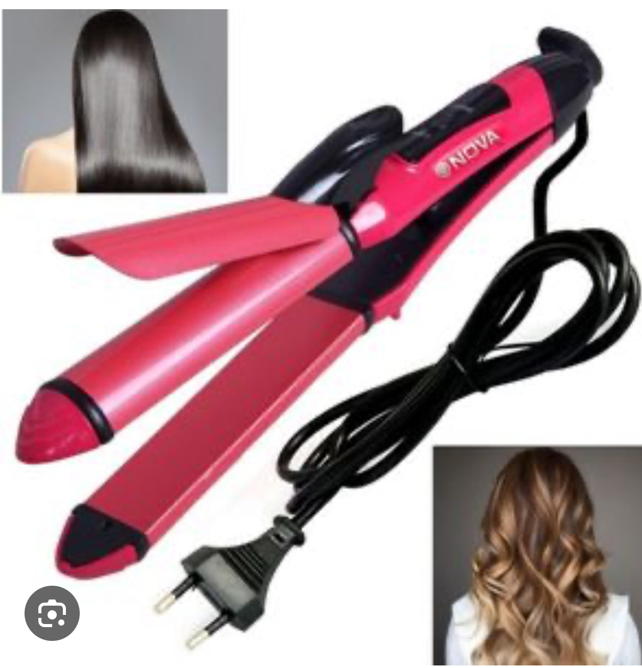 2 in 1 curler and straightener
