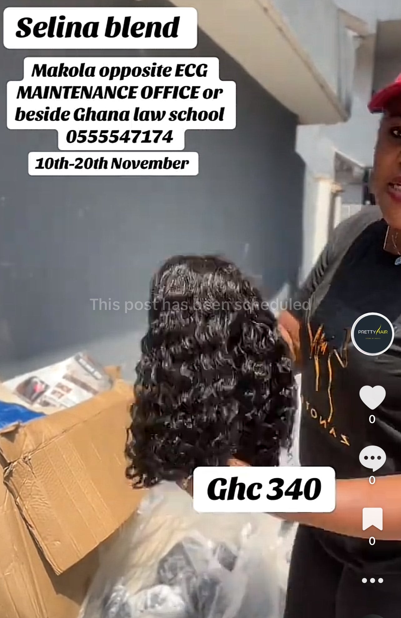 Selina 4x4 Blendina curls wig