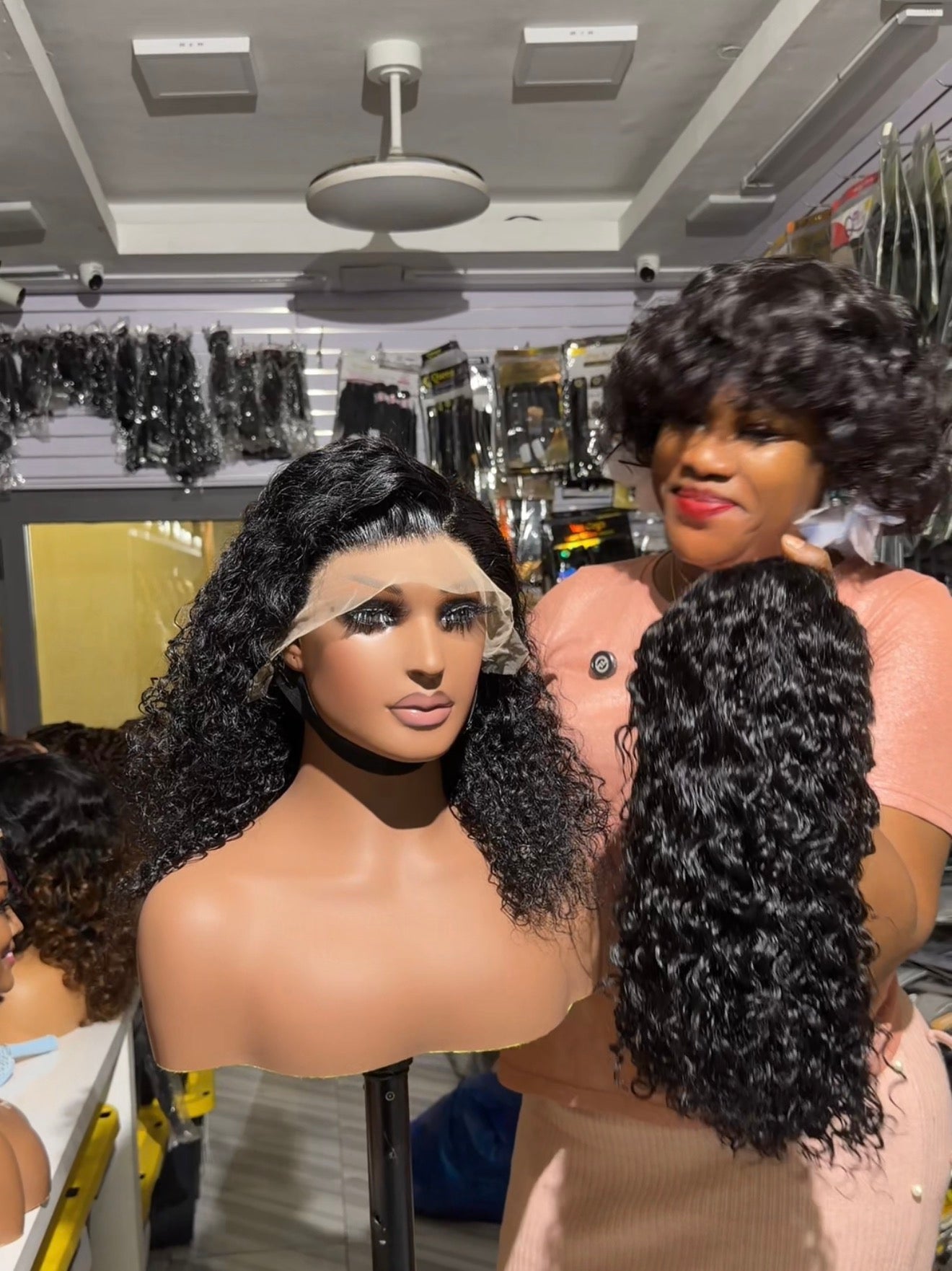 20” frontal wig ( human hair )