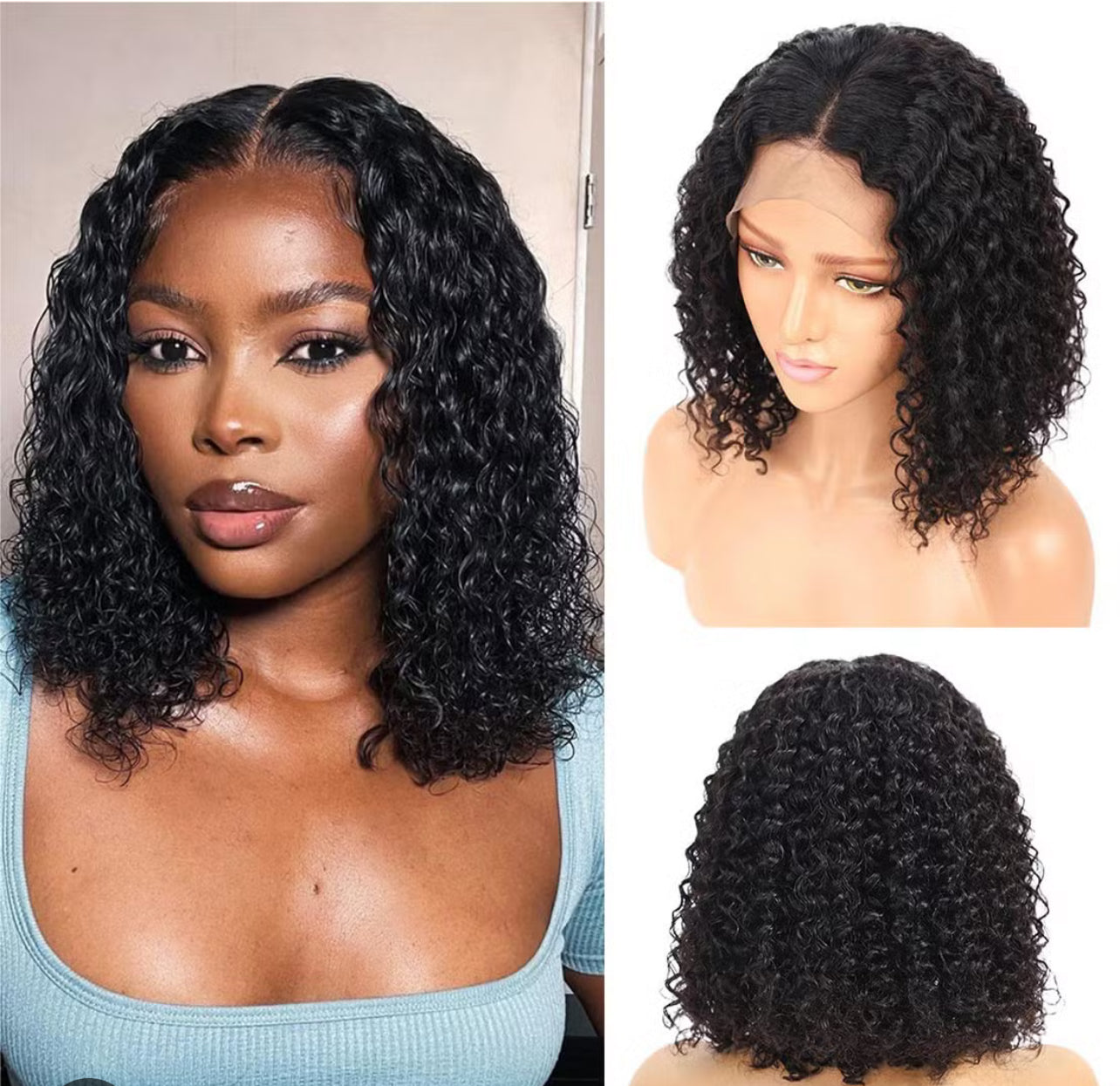 SC Double drawn kinky curls wig