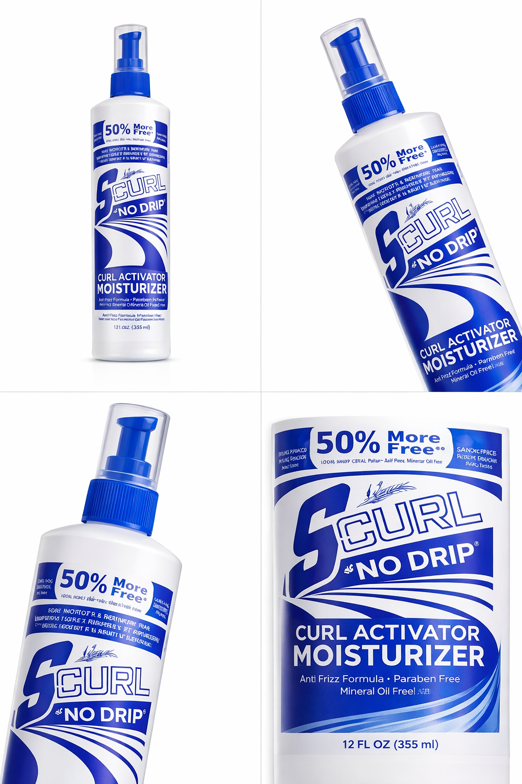 S-Curl No Drip Curl Activator Moisturizer – Hydrating Curl Enhancer