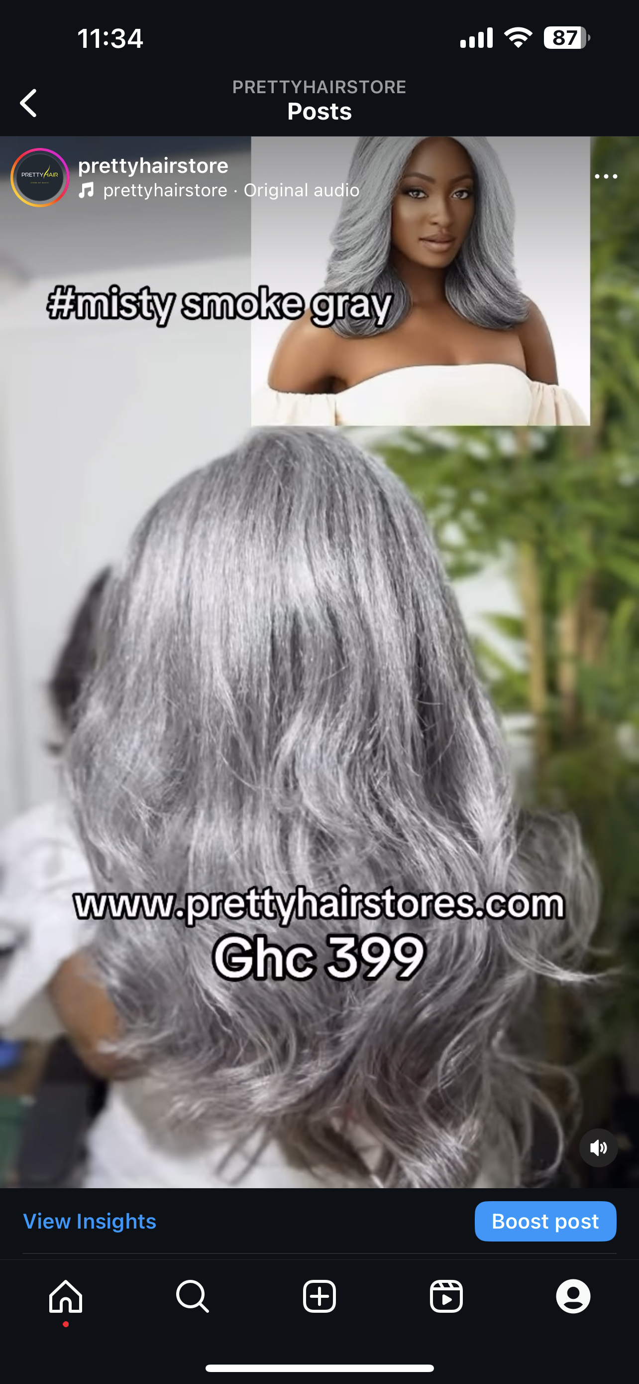 Outre Lace Neesha #mistysmokegray