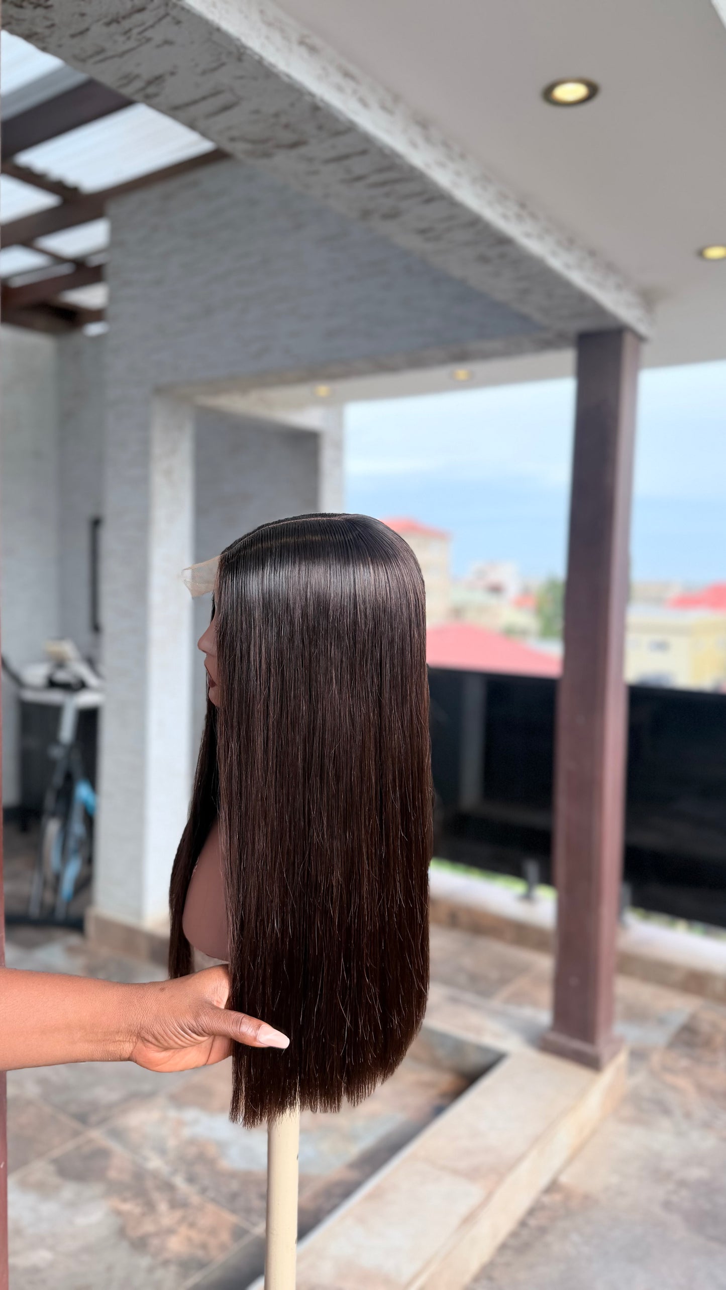 2×6 Donor Straight Wig – SDD Raw Donor Hair | Super Double Drawn Straight Wig