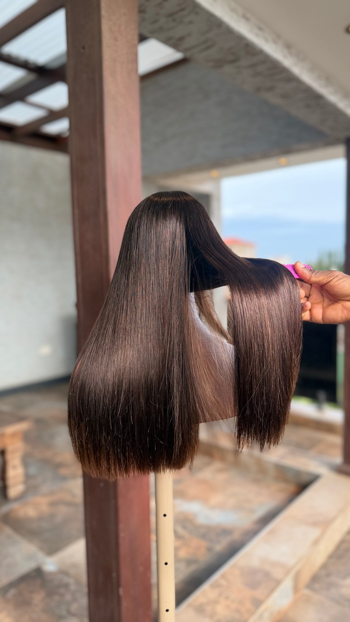 2×6 Donor Straight Wig – SDD Raw Donor Hair | Super Double Drawn Straight Wig