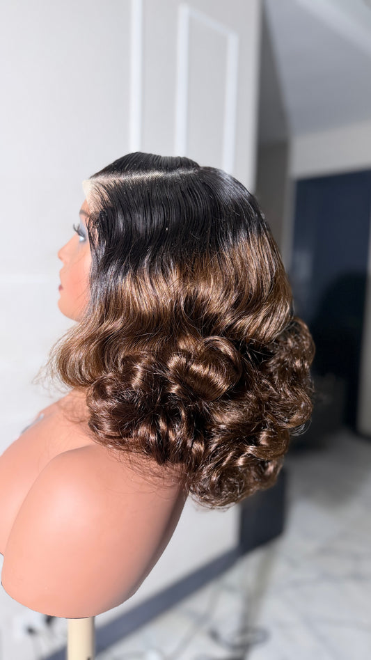 5×5 Black Beauty “La Reine” Raw Hair Wig – Luxury Human Hair Lace Closure Wig