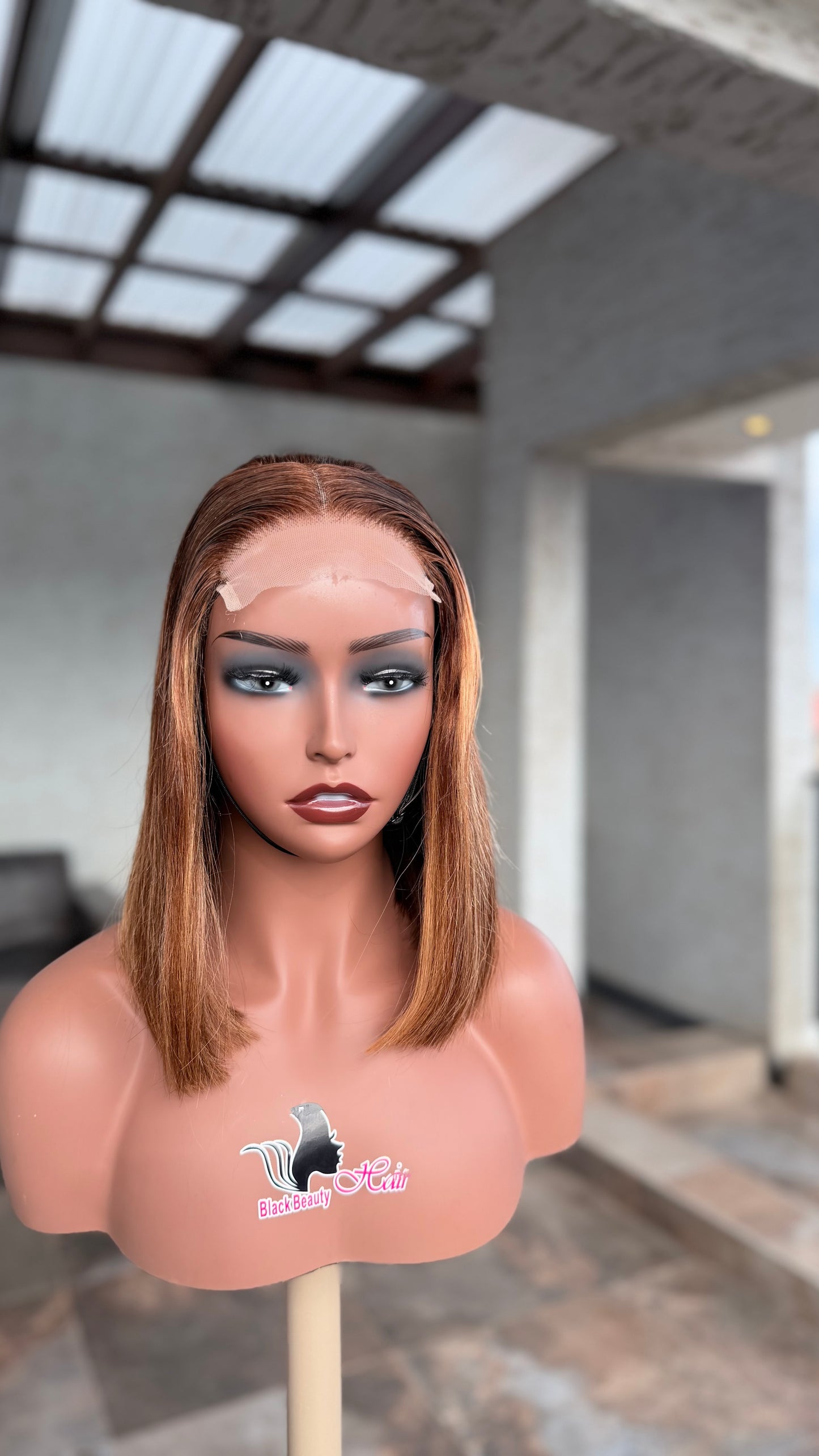 Cassandra 4x4 Lace Wig – Sleek Straight Bob Human Hair Wig