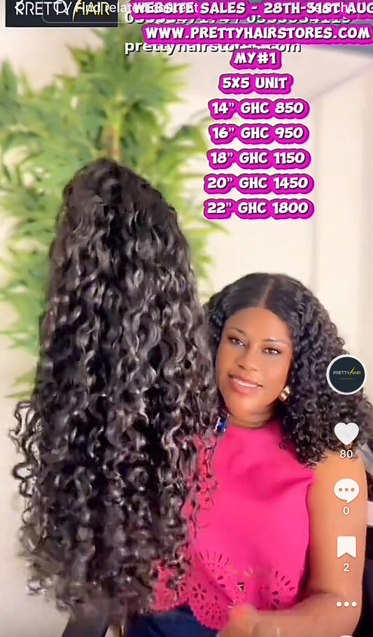 MY #1 5x5 curly unit