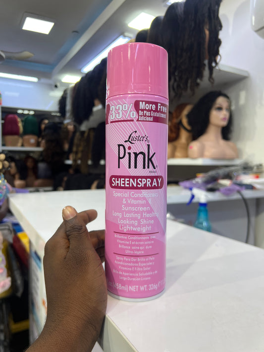 Lusters pink sheen spray