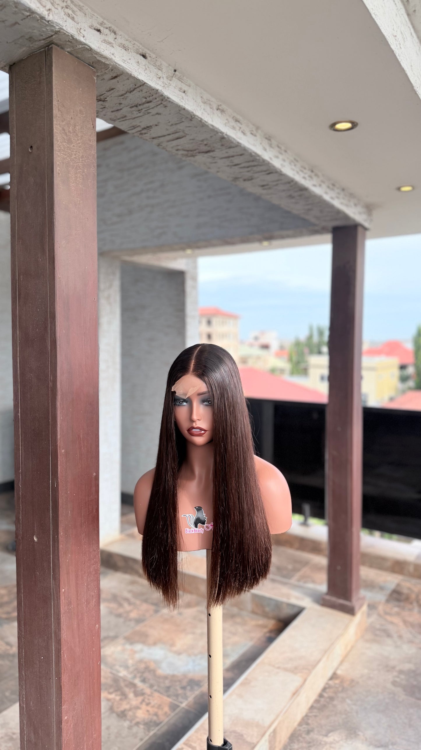 2×6 Donor Straight Wig – SDD Raw Donor Hair | Super Double Drawn Straight Wig