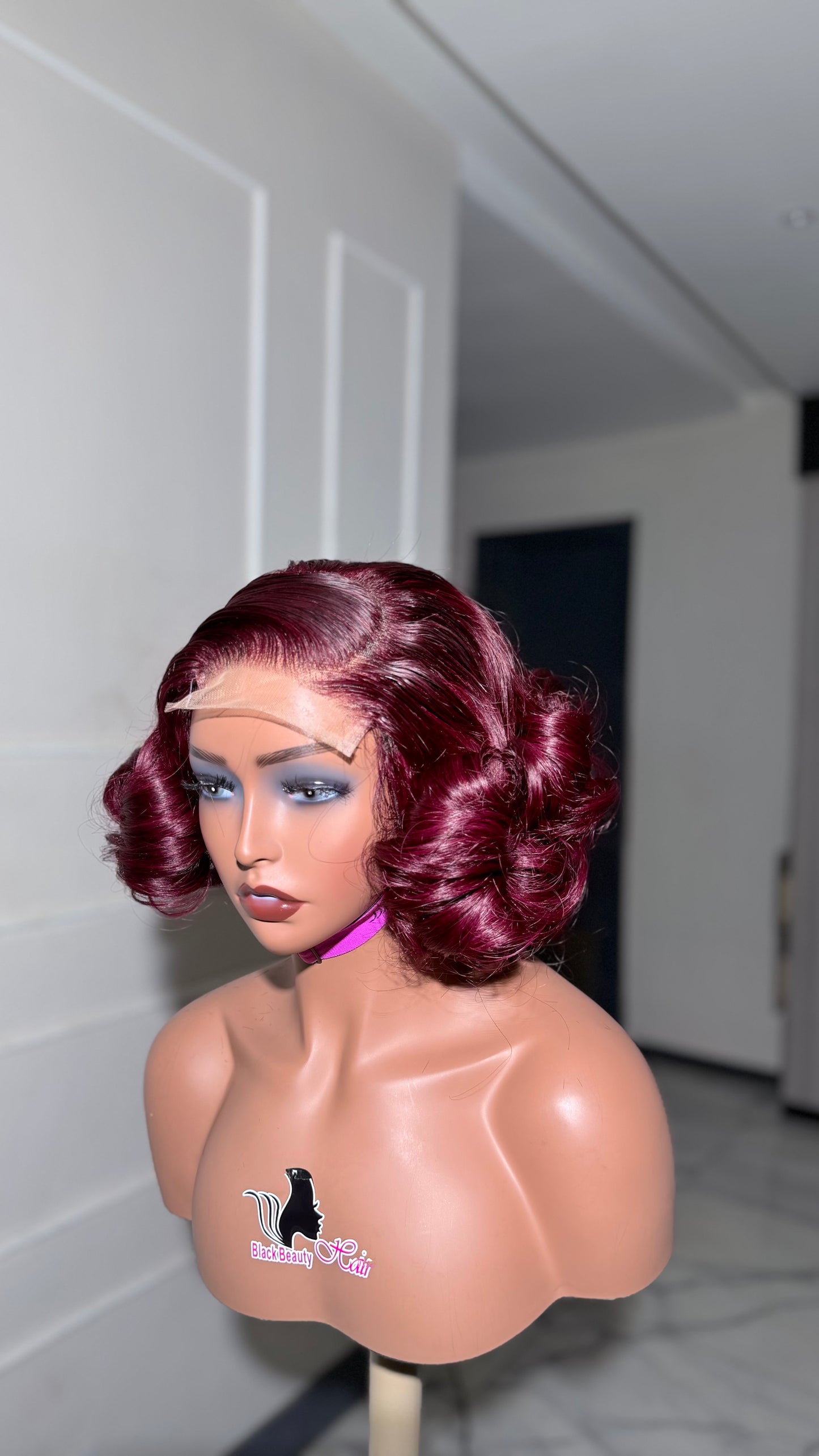 Black Beauty La Reine 4x4 Lace Wig – Luxury Curly Human Hair Wig