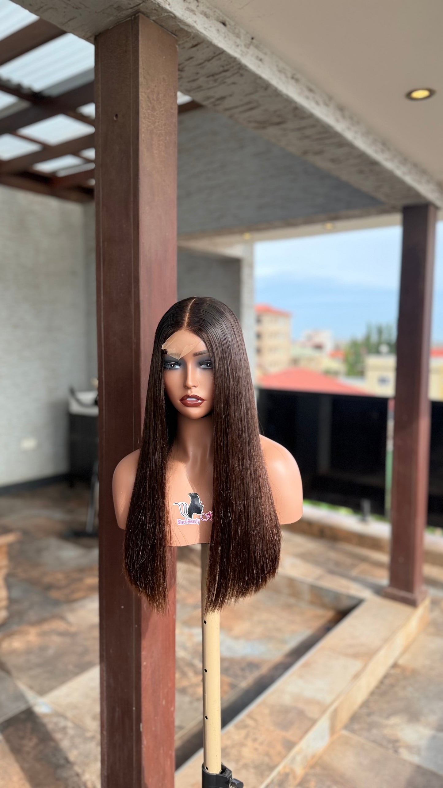 2×6 Donor Straight Wig – SDD Raw Donor Hair | Super Double Drawn Straight Wig