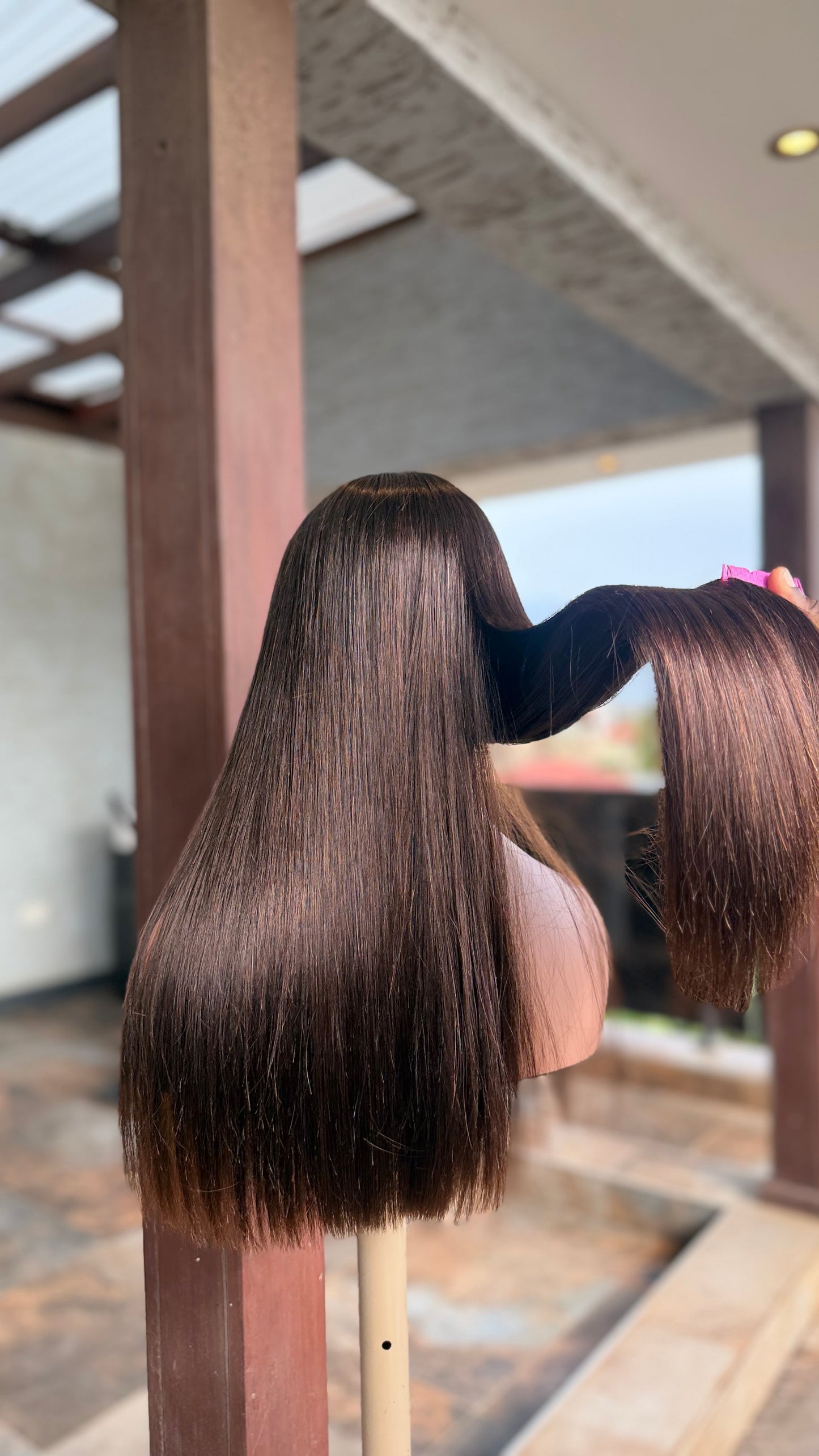 2×6 Donor Straight Wig – SDD Raw Donor Hair | Super Double Drawn Straight Wig