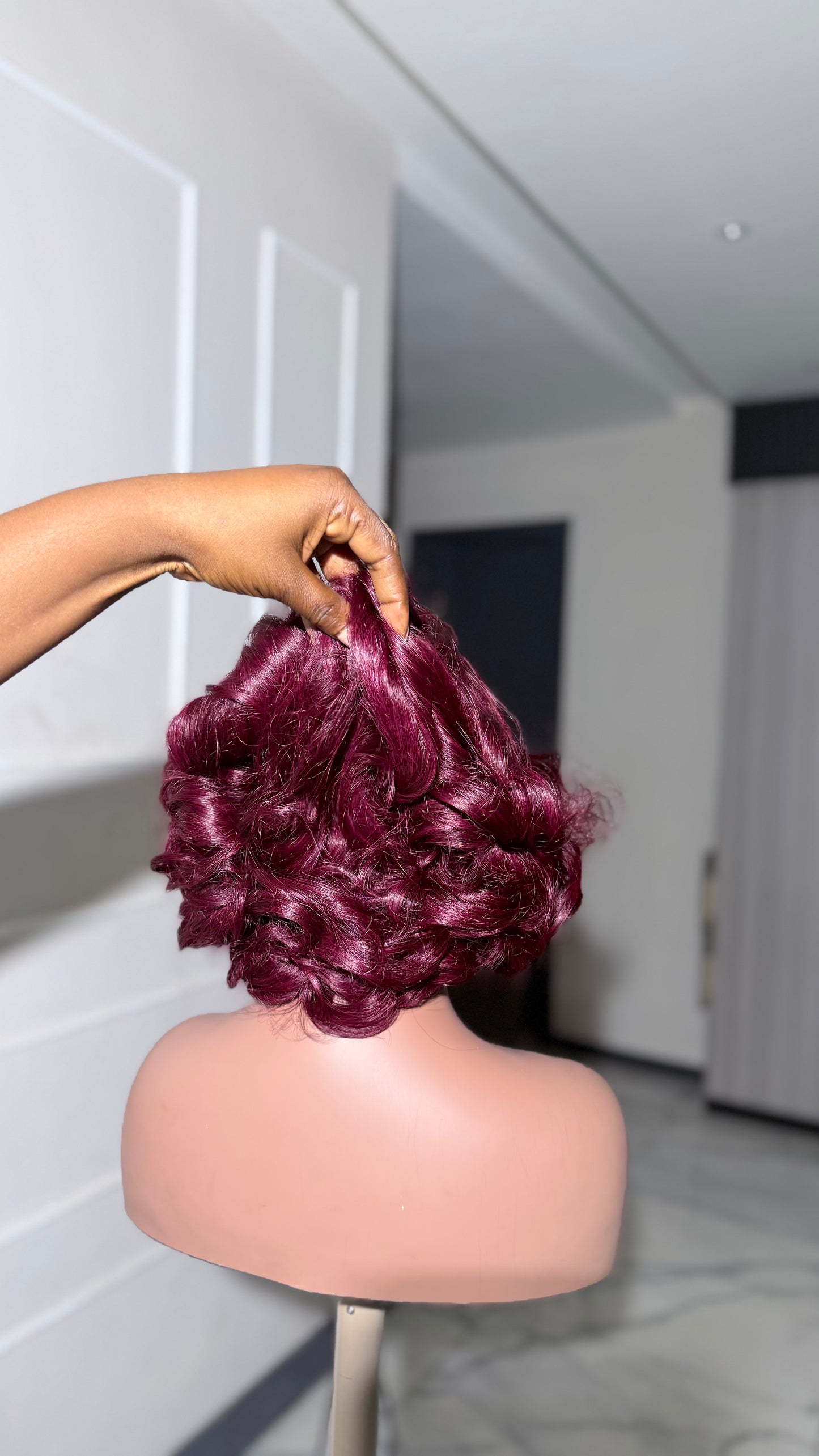 Black Beauty La Reine 4x4 Lace Wig – Luxury Curly Human Hair Wig