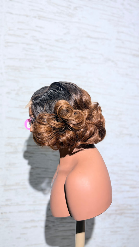 Black Beauty La Reine 4x4, 5x5  Lace Wig – Luxury Curly Human Hair Wig
