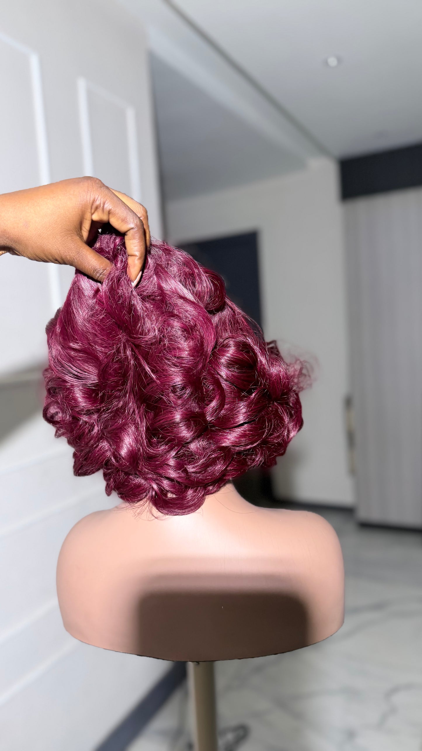 Black Beauty La Reine 4x4 Lace Wig – Luxury Curly Human Hair Wig