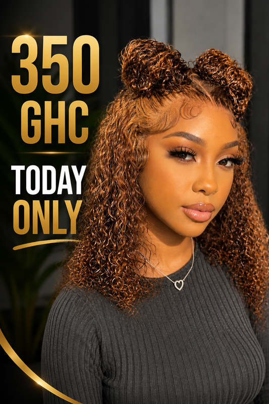 13x4 curly wig 14”