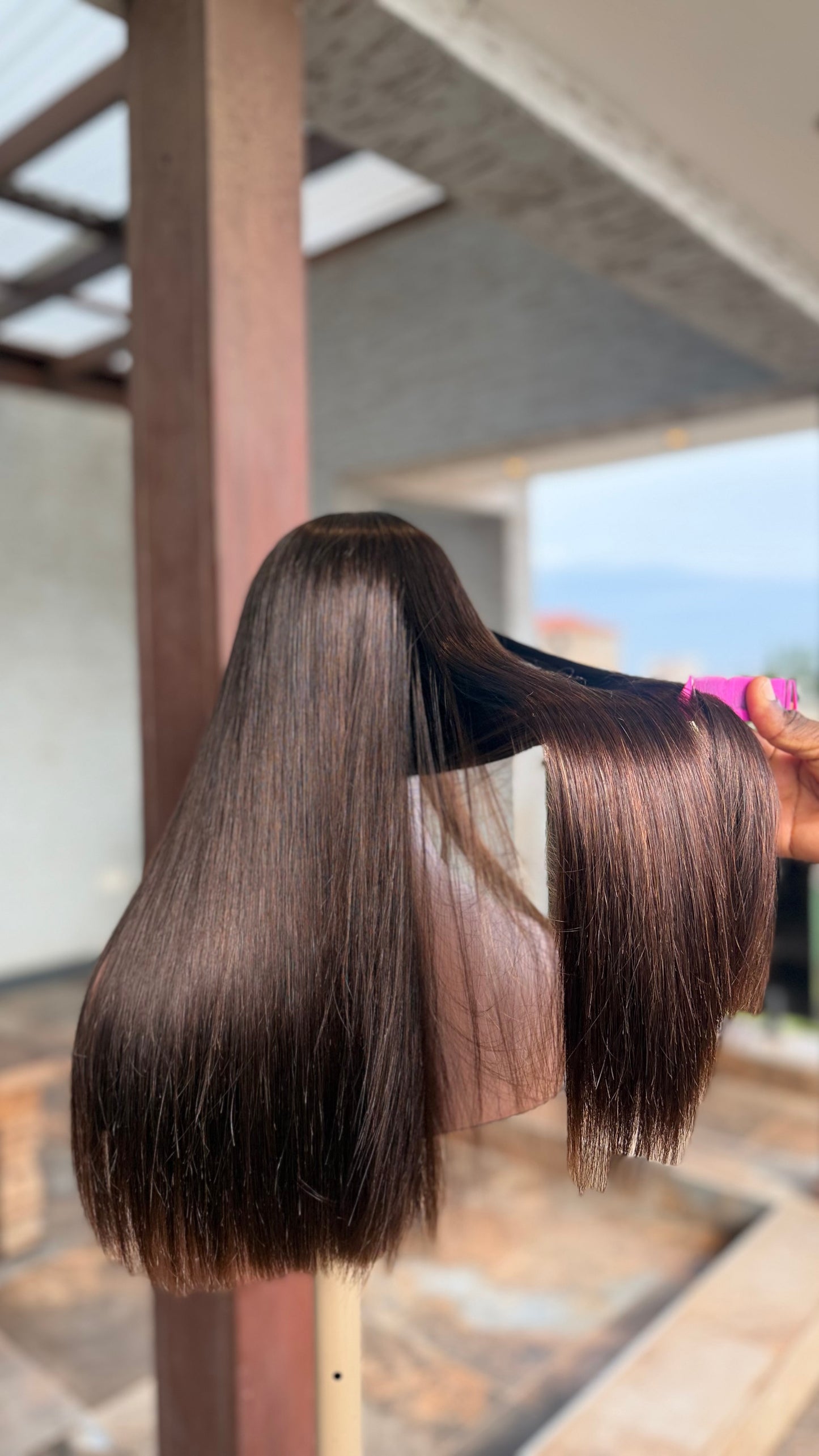 2×6 Donor Straight Wig – SDD Raw Donor Hair | Super Double Drawn Straight Wig