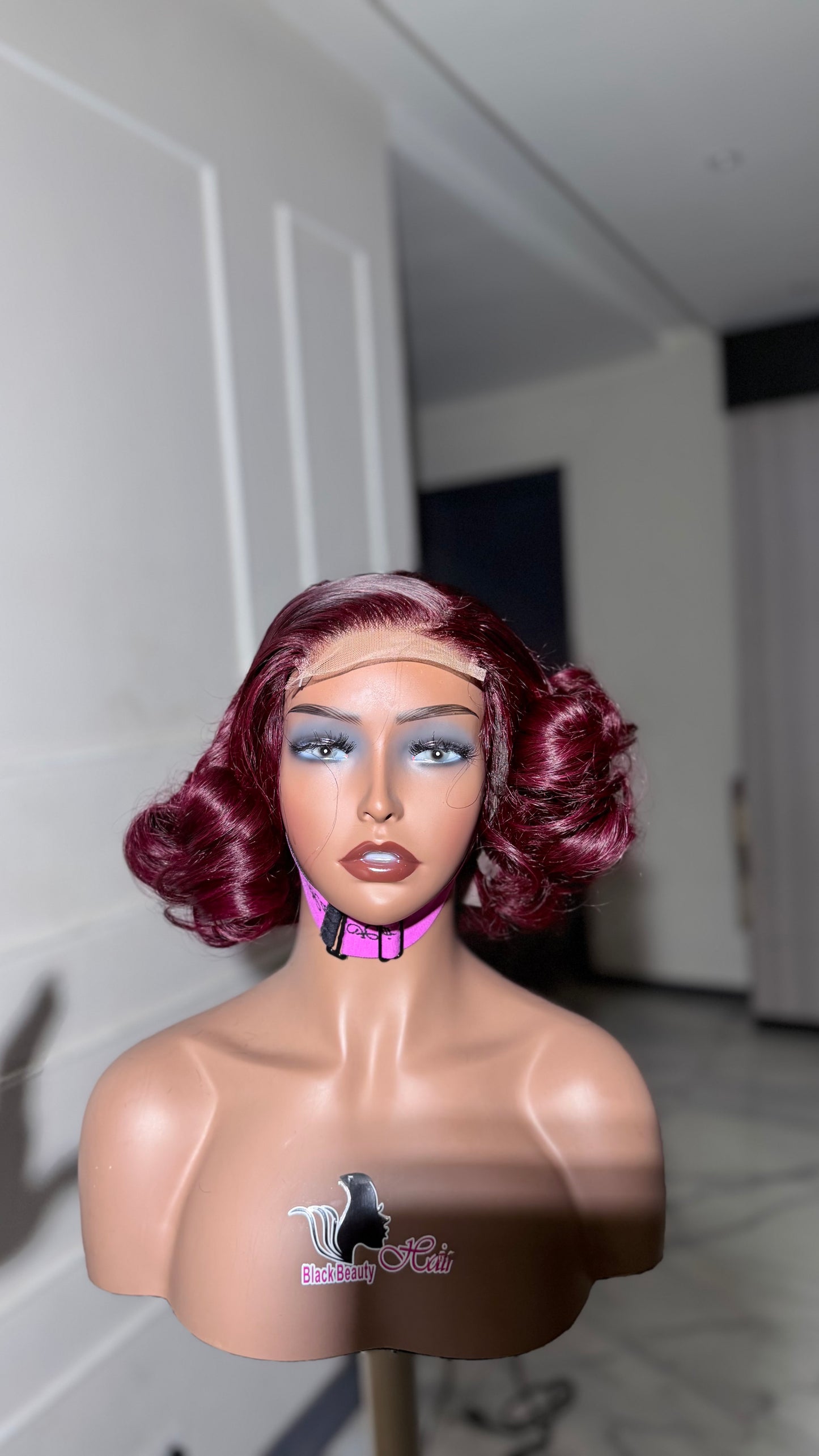 Black Beauty La Reine 4x4 Lace Wig – Luxury Curly Human Hair Wig