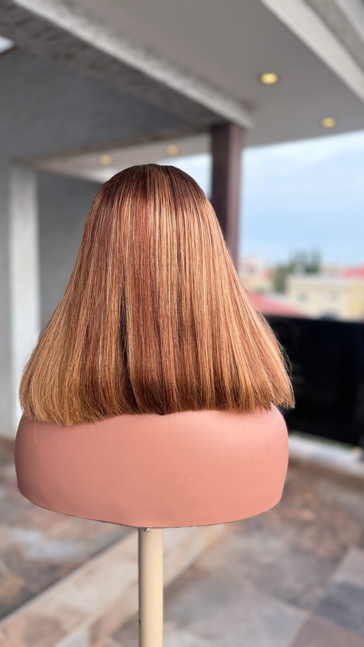 Cassandra 4x4 Lace Wig – Sleek Straight Bob Human Hair Wig