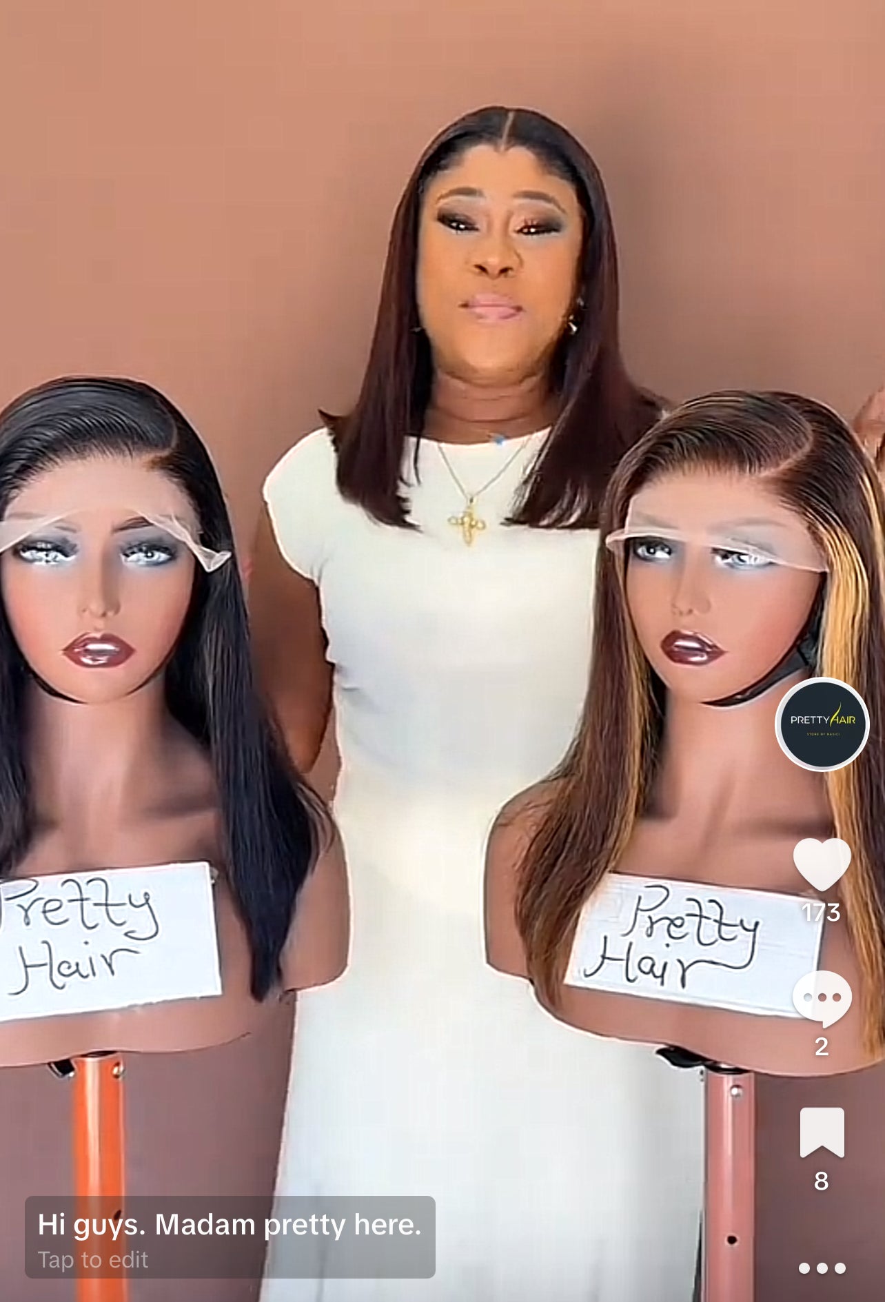 Ok 5x7 Chinese bone straight wig 14”