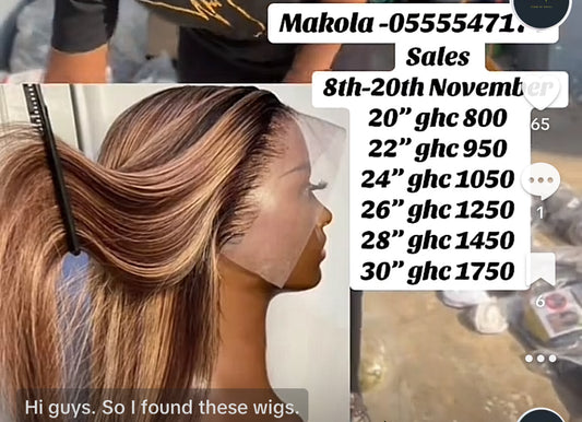 PL 13x4 Highlights Stw/Bodywave wig