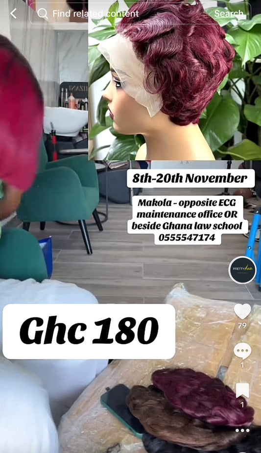 TB frontal egg pixie cut