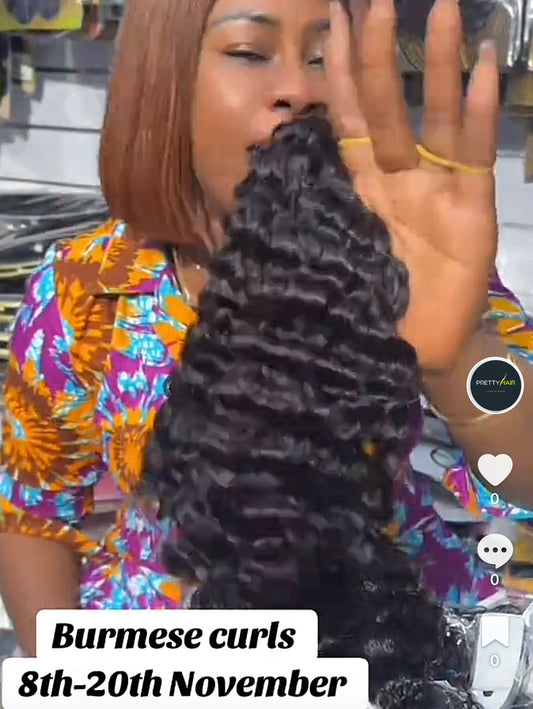 Sdd Burmese curls bundles