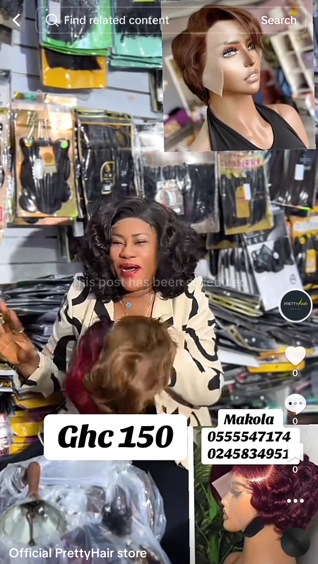 Tiwa frontal wig 13x4