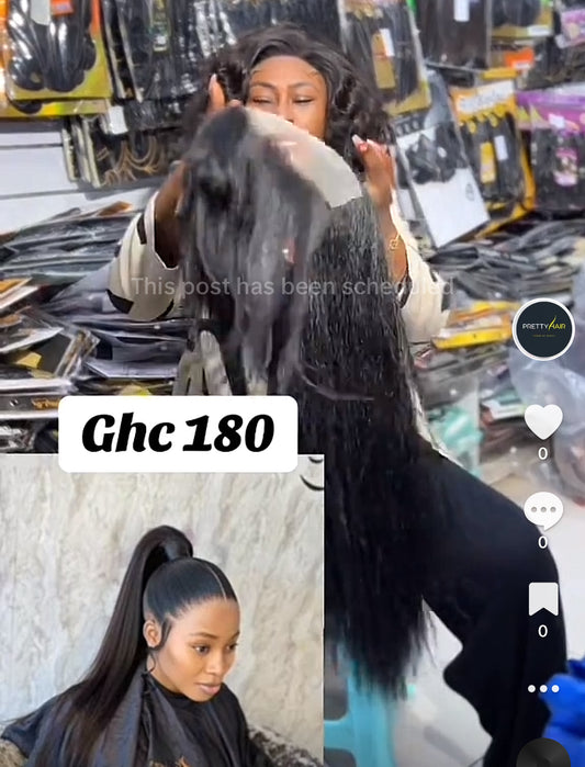 Yaki frontal ponytail combo