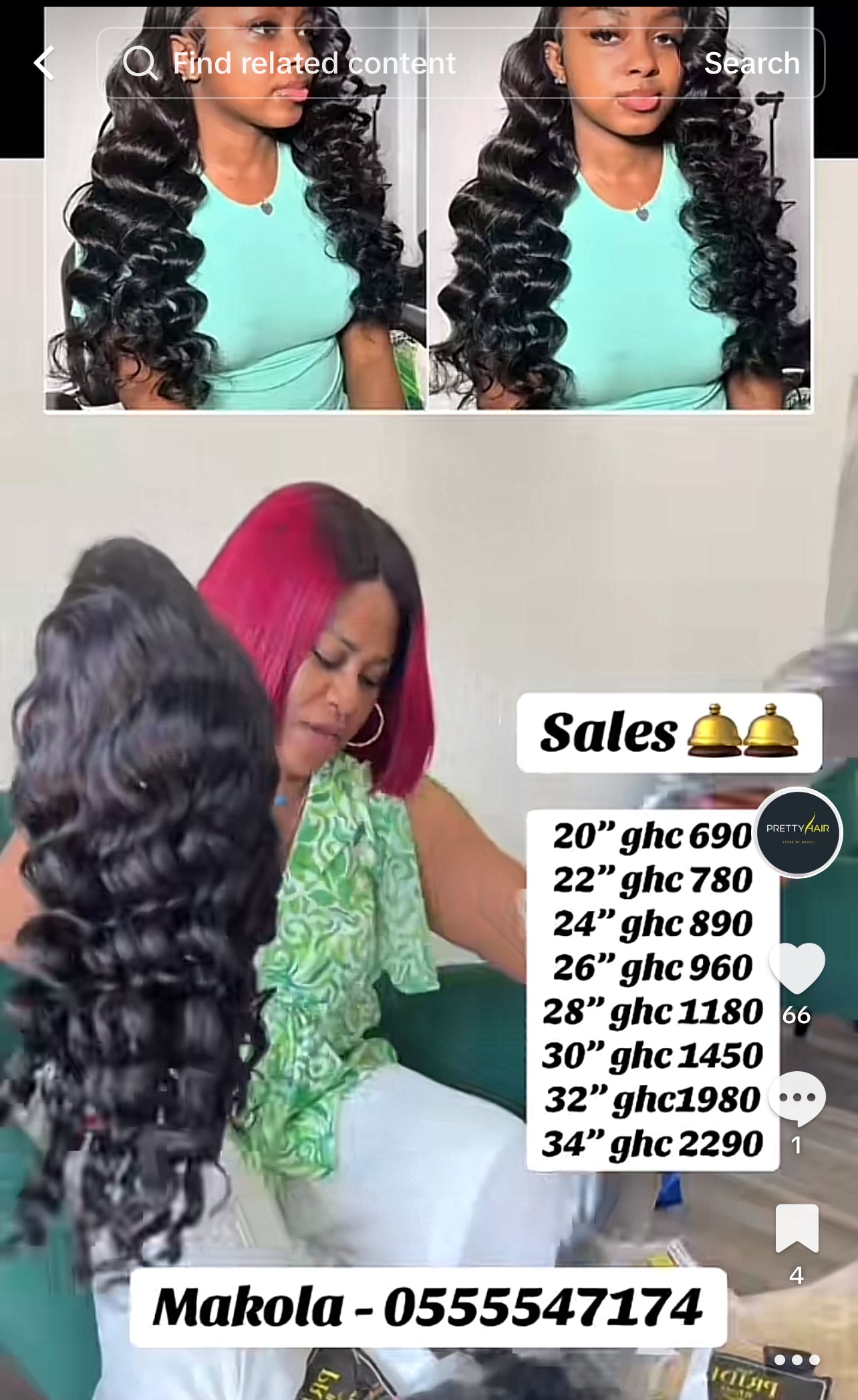 The Pride loose deep 4x4 wig