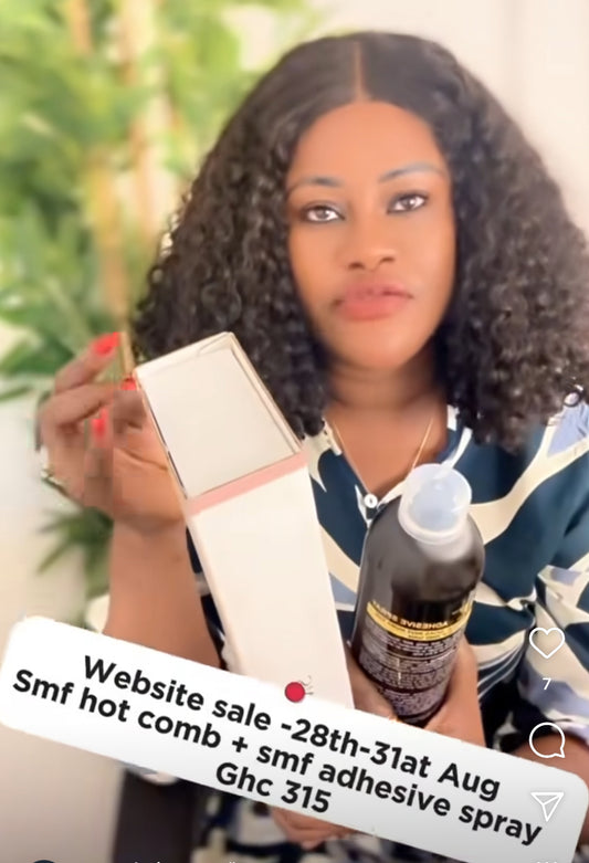 SMF hot comb +SMF adhesive spray