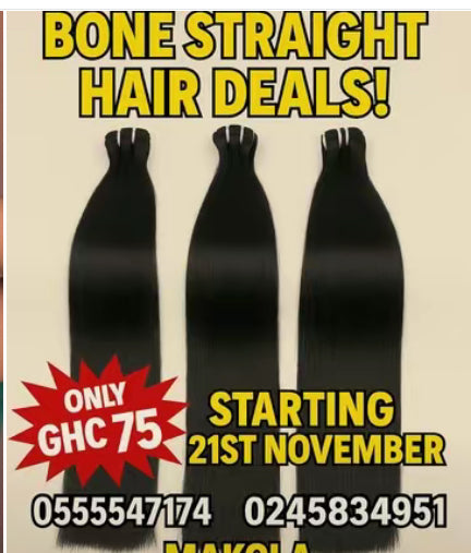 Raw Vietnamese bone straight