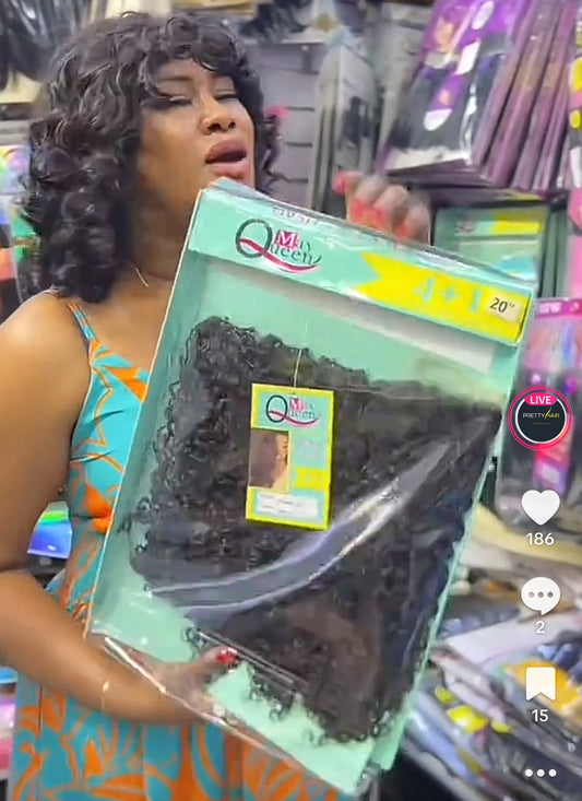 Mayqueen pixie curls 4x4 closure
