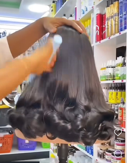 5x5 Fumi curls wig unit 300grams