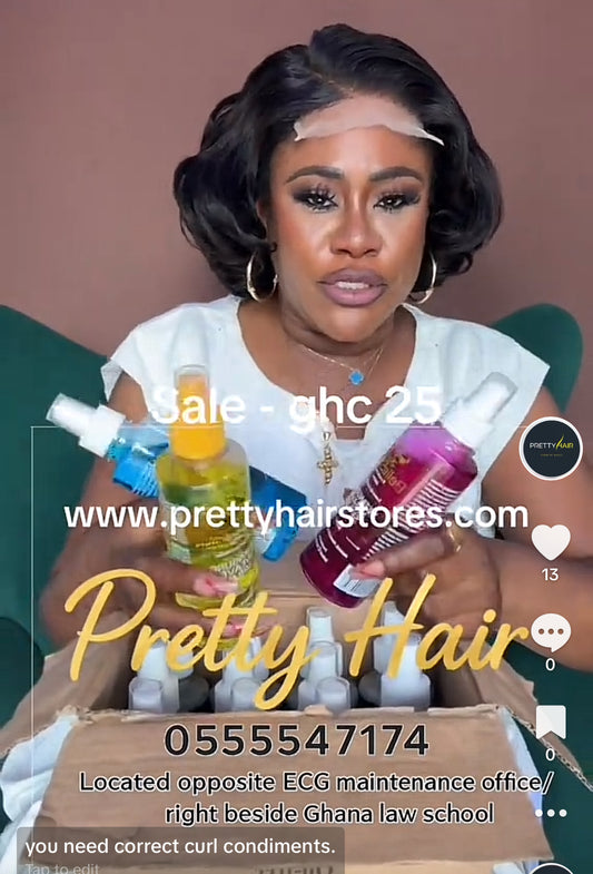 Detangling spray curl condiment