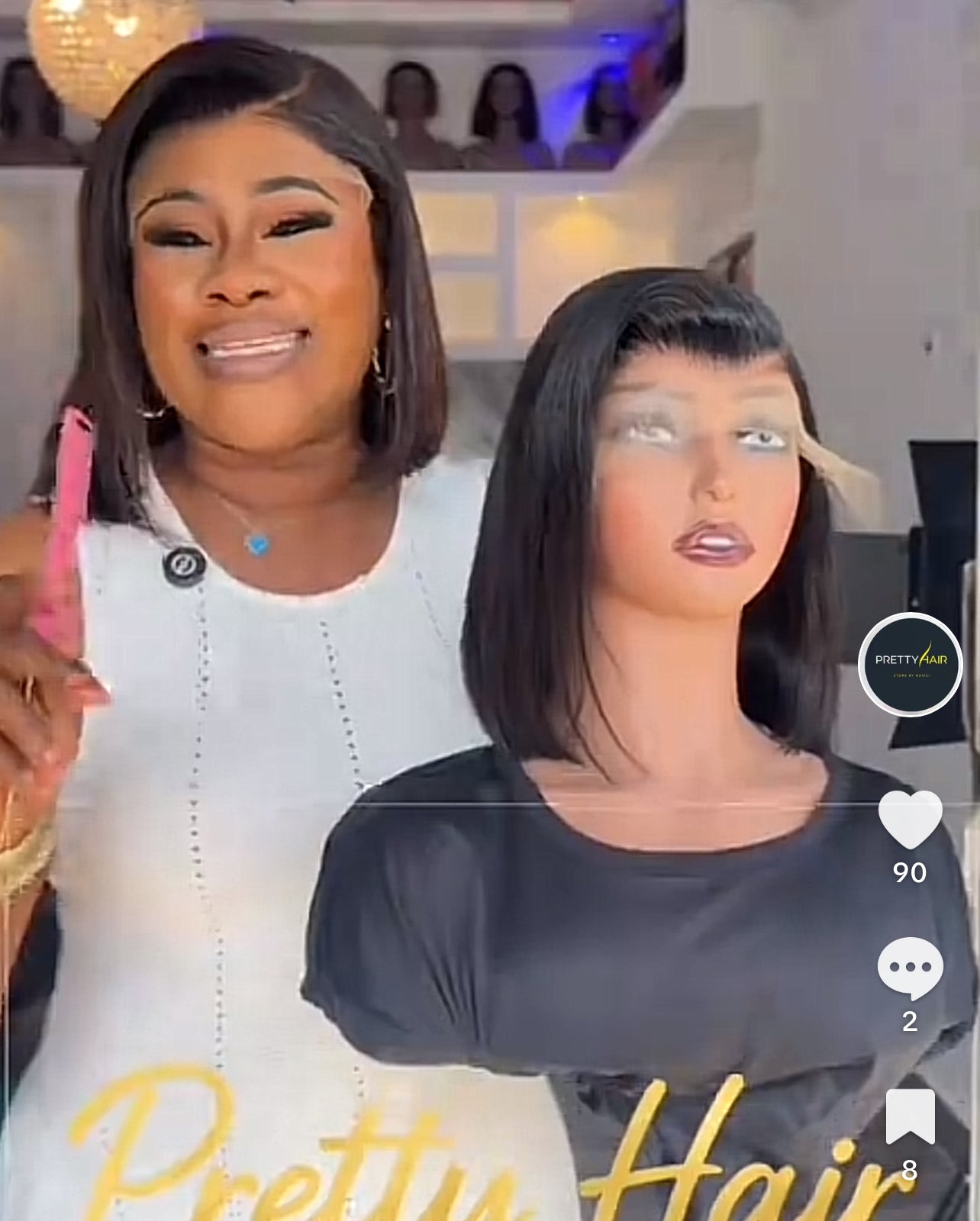 5x7 Hd bob wig 10”