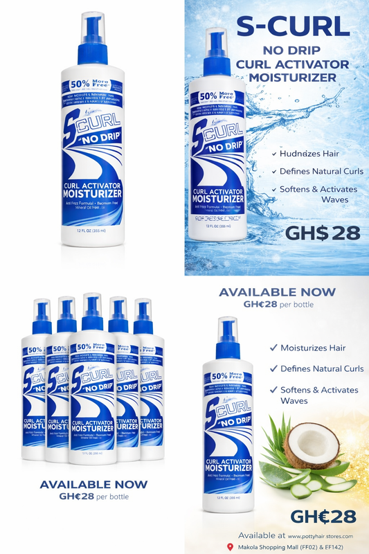 S-Curl No Drip Curl Activator Moisturizer – Hydrating Curl Enhancer