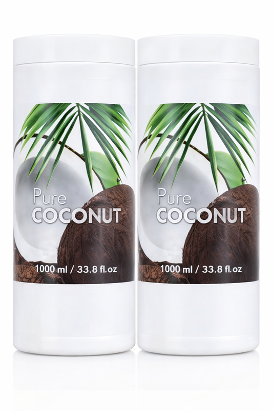 Pure Coconut Oil – Natural Hair & Skin Moisturizing Oil