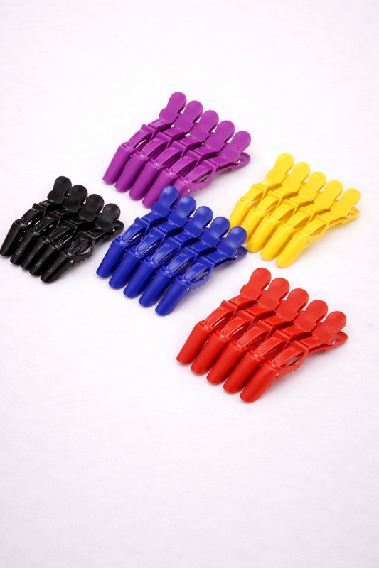 Professional Crocodile Hair Clips – Sectioning Clips for Styling, Braiding & Wig Making