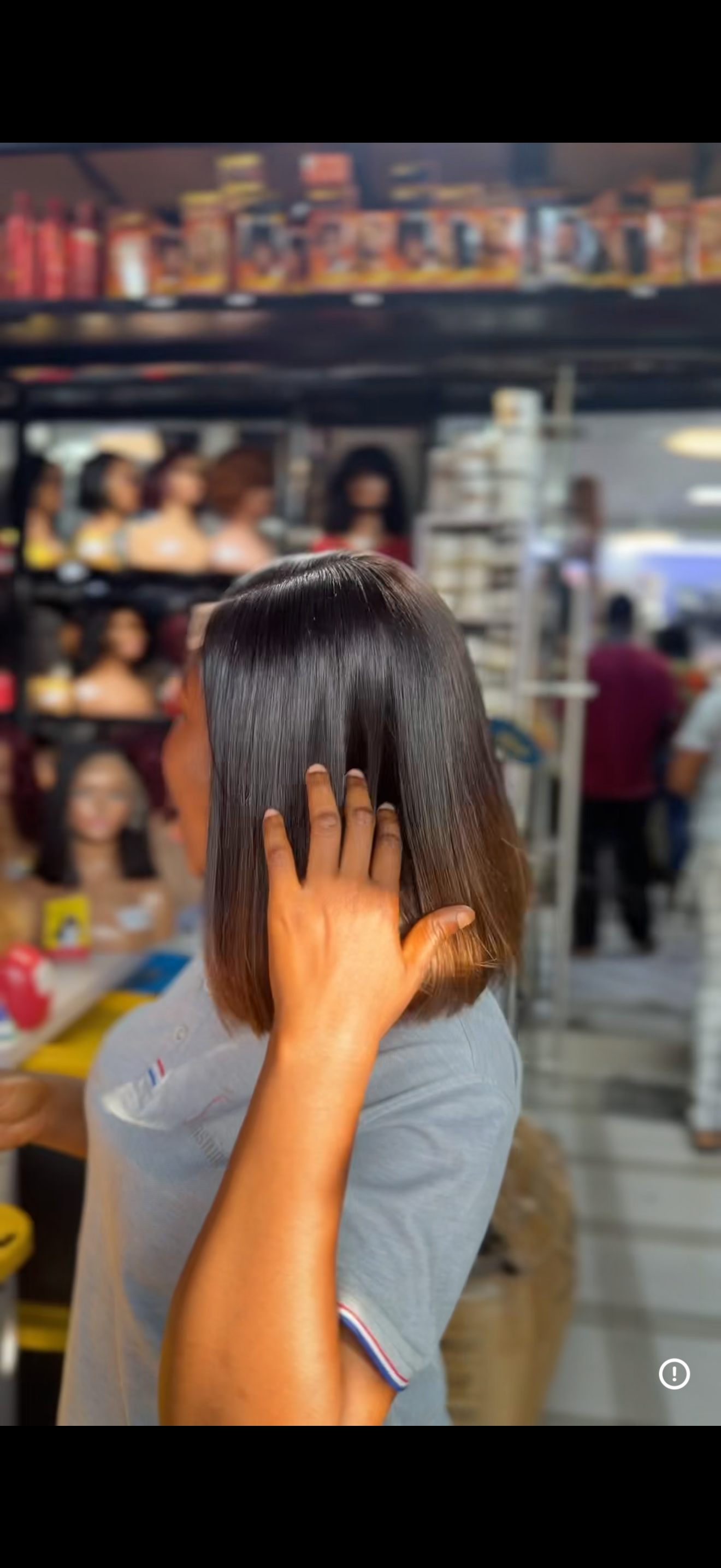 5×5 Raw Donor Bone Straight Wig – 100% Raw Hair
