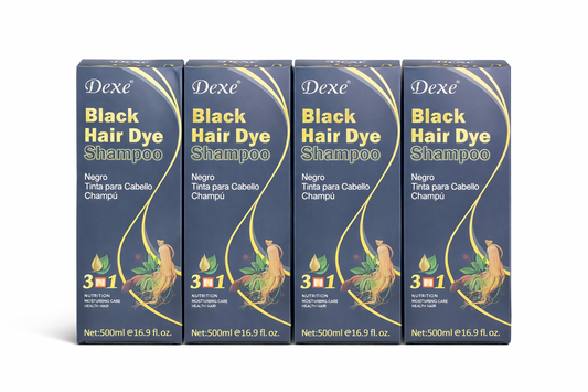 Dexe Black Hair Dye Shampoo – 3 in 1 (500ml)