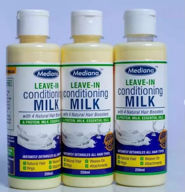 Mediano Leave-In Conditioning Milk – Moisturizing Leave-In Conditioner for Dry & Natural Hair