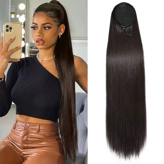 30” ponytail fiber